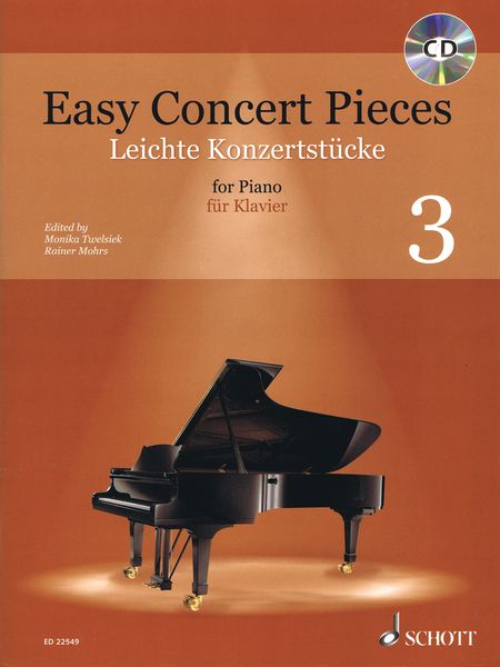 Easy Concert Pieces, Vol. 3 : For Piano / edited by Monika Twelsiek and Rainer Mohrs.