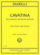 Cavatina From Rossini's The Barber of Seville : For Flute and Piano / edited by Paul Lustig Dunkel.