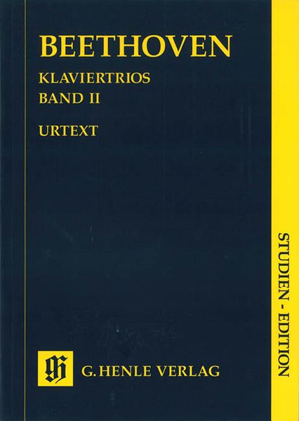 Piano Trios, Vol. 2 / Edition by Guenter Raphael.