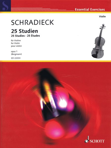 25 Studien, Op. 1 : Für Violine / edited by Benjamin Bergmann.