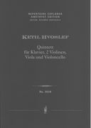 Quintet : For Piano, 2 Violins, Viola and Cello (2003, Rev. 2007 and 2017).