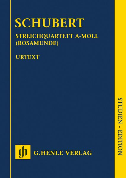 Streichquartett A-Moll, Op. 29, D 804 (Rosamunde) / edited by Egon Voss.