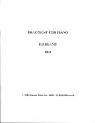 Fragment : For Piano (1948).