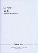 Voci : For Clarinet, Violin and Piano (1984).