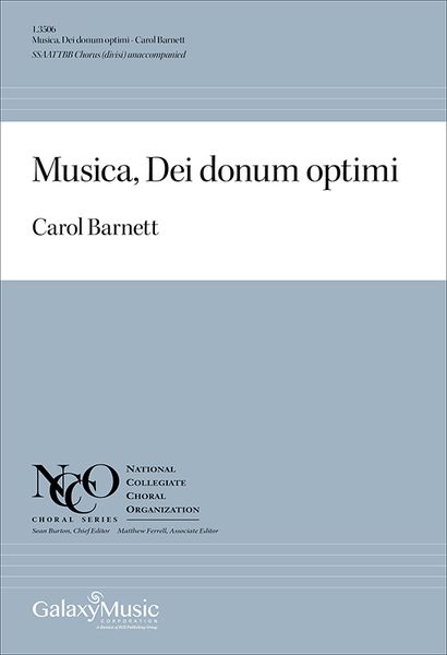 Musica, Dei Donum Optimi : For SSAATTBB Divisi A Cappella.