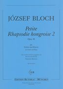 Petite Fantaisie Hongroise 2, Op. 46 : Für Violine und Klavier / edited by Tomislav Butorac.