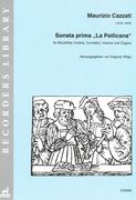 Sonata Prima (la Pellicana), Aus Op. 55 : Für Blockflöte (Violine Cornetto), Violone und Organo.