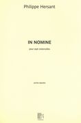 In Nomine : Pour Sept Violoncelles (2001).
