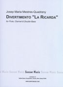 Divertimento la Ricarda : For Flute, Clarinet and Double Bass (1962).