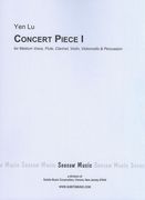 Concert Piece 1 : For Medium Voice, Flute, Clarinet, Violin, Violoncello and Percussion.