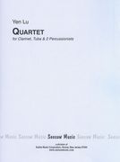 Quartet : For Clarinet, Tuba and Two Percussionists (1970).