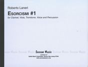 Esorcismi No. 1 : For Clarinet, Viola, Trombone, Voice and Percussion.