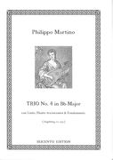 Trio No. 4 In B Flat Major : Con Liuto, Flauto Traversiere Et Fondamento.