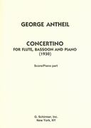 Concertino : For Flute, Bassoon and Piano (1930).