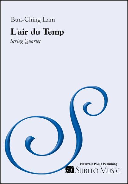 Air Du Temps : For String Quartet (1990).