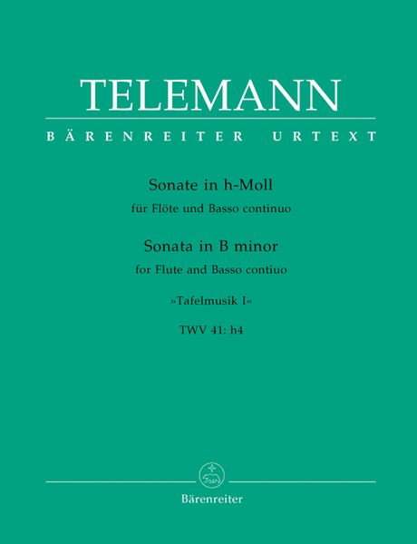 Tafelmusik 1 : Solo H-Moll (Flötenmusik).