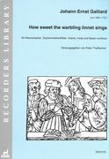 How Sweet The Warbling Linnet Sings : Für Mezzosopran, Sopraninoblockflöte, Violine, Viola & Basso.