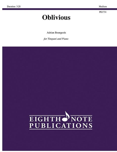 Oblivious : For Timpani and Piano (2006).