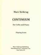 Continuum : For Cello and Piano.