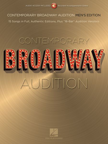 Contemporary Broadway Audition : Men's Edition.