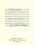 Favola : Solo Cello Version (1977).