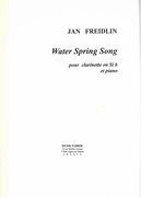 Water-Spring Song : For Clarinet and Piano.