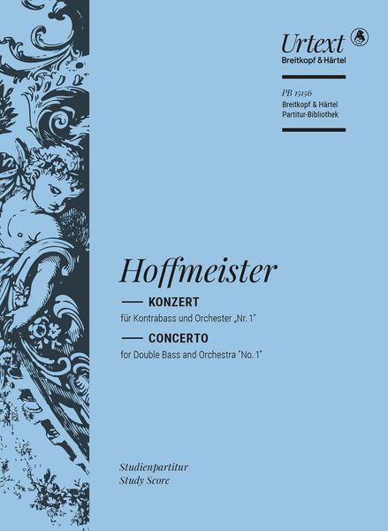 Konzert : Für Kontrabass und Orchester Nr. 1 (Mit Obligater Violine) / edited by Tobias Glöcker.