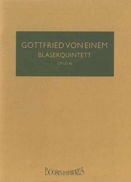 Bläserquintett, Op. 46.