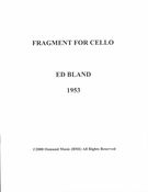 Fragment : For Cello (1953).