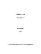 One On One : For Cello Duet (1996).