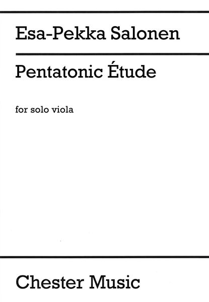 Pentatonic Etude : For Solo Viola (2008).