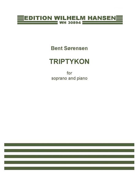Triptykon : For Soprano and Piano (2006).