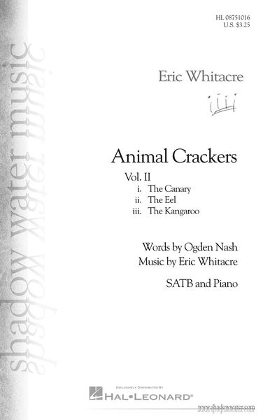 Animal Crackers Vol. 2 : For SATB and Piano.