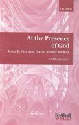 At The Presence of God : For SATB and Piano.