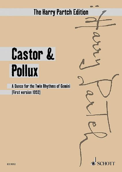 Castor & Pollux : A Dance For The Twin Ryhthms of Gemini (First Version 1952).