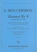 Konzert Nr. 9 (Concerto No. 9 - G. 482) : For Violoncello, String Orchestra and 2 Horns - Piano Red.