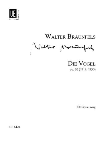 Vogel, Op. 30: Ein Lyrisch-Phantastisches Spiel In Zwei Auzugen Nach Aristophanes.