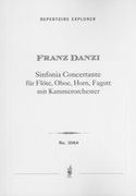Sinfonia Concertante : Für Flöte, Oboe, Horn, Fagott Mit Kammerorchester.