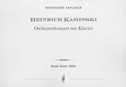 Orchesterkonzert Mit Klavier (1935-36).