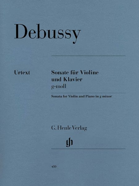 Sonata : For Violin and Piano / edited From The Autograph by Ernst-Guenter Heinemann.