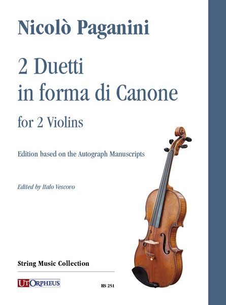 2 Duetti In Forma Di Canone : For 2 Violins / edited by Italo Vescovo.