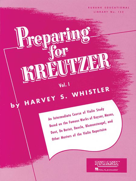 Preparing For Kreutzer, Vol. 1 : For Violin.