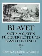 Sechs Sonaten Für Querflöte und Basso Continuo, Op. 2, Part I.