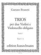 Trios Per Due Violini E Violoncello Obligato, Serie I, Trios 5-6 / edited by Pere-Joan Carrascosa.