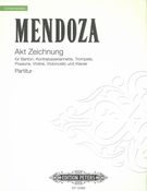 Akt Zeichnung : Für Bariton, Kontrabassklarinette, Trompete, Posaune, Violine, Cello und Klavier.