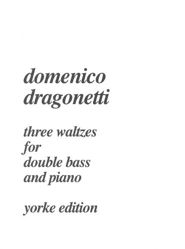 Three Waltzes : For Double Bass & Piano.