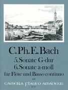 5. Sonate In G-Dur, 6. Sonate In A-Moll : Für Flöte und Basso Continuo.