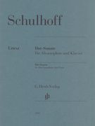 Hot-Sonata : For Alto Saxophone and Piano / edited by Frank Lunte.