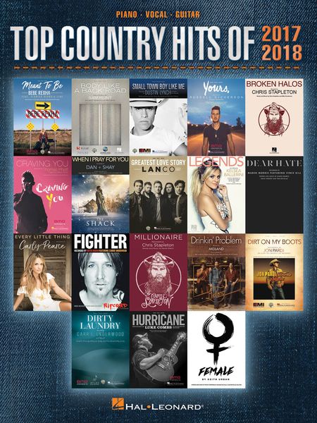 Top Country Hits of 2017-2018.