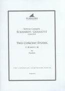 Two Concert Etudes, E. 28 and E. 38 : For Pianoforte / edited by Brian McDonagh.